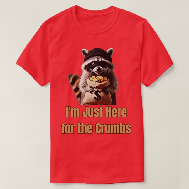 T-shirt Raccoon Bandit 2 (Design devant)