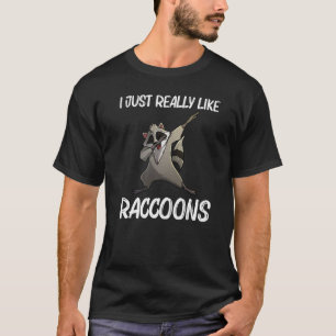 T-shirt Raccoon cool Pour Hommes Femmes Panda Panda Animal