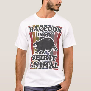 T-shirt raccoon est mon animal d'esprit
