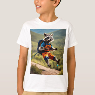 T-shirt Raccoon extrême : Aventure dans les Highlands mexi