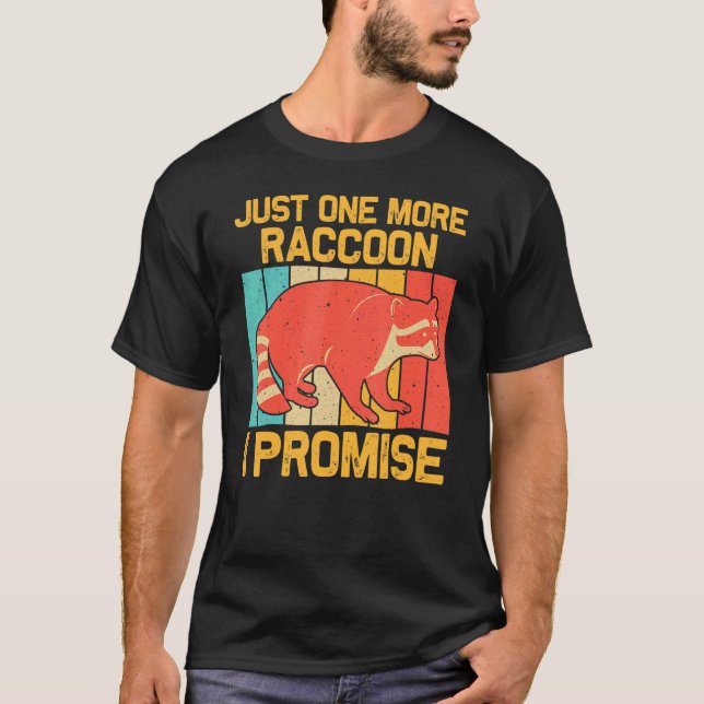 T-shirt Raccoon Hommes Femmes Enfants Raccoon 1 (Devant)