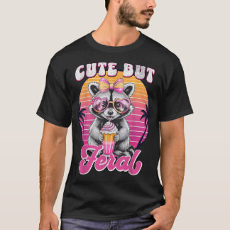 T-shirt Raccoon Mais Feral Toddler Animal