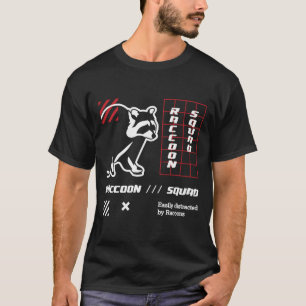 T-shirt Raccoon Squad Forêt animale sauvage Nature
