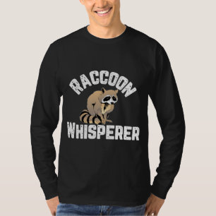 T-shirt Raccoon Whisperer Amoureux des animaux drôle
