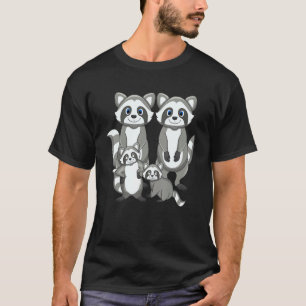 T-shirt Raccoon Whisperer Faune Animal Famille Mammifère