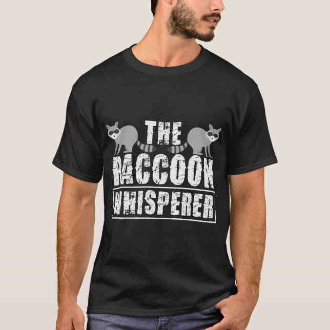 T-shirt Raccoon Whisperer Raccoon Lovers Raccoon Girl (Devant)