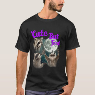 T-shirt Raccoons Lune Pour Lui Hommes Femmes T Chemise