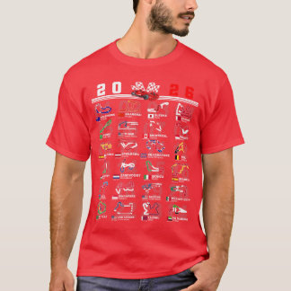T-shirt Race Car Enthusiast Motorsport Racing Fan World Fl