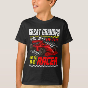 T-shirt Race Car Party Grand Grand-Père Du Racer Anniversa