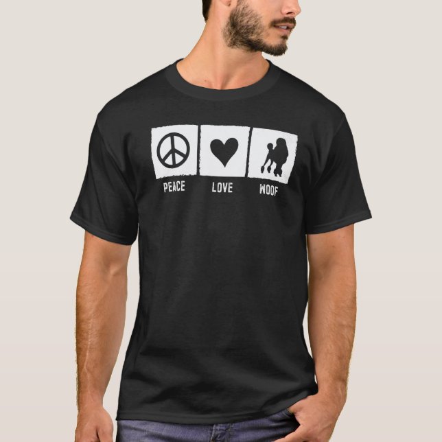 T-shirt Race de chien Caniche 38 (Devant)
