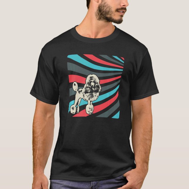 T-shirt Race de chien Caniche 45 (Devant)