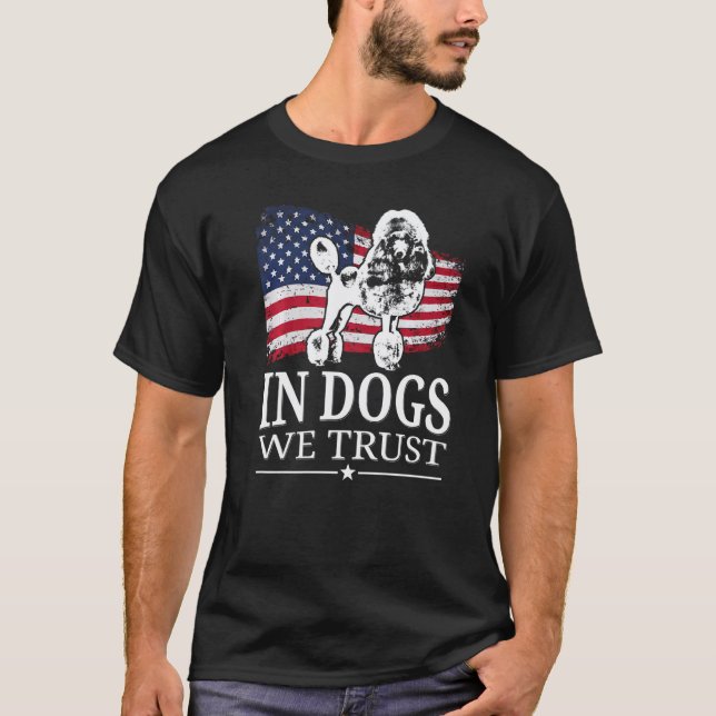 T-shirt Race de chien Caniche 6 (Devant)