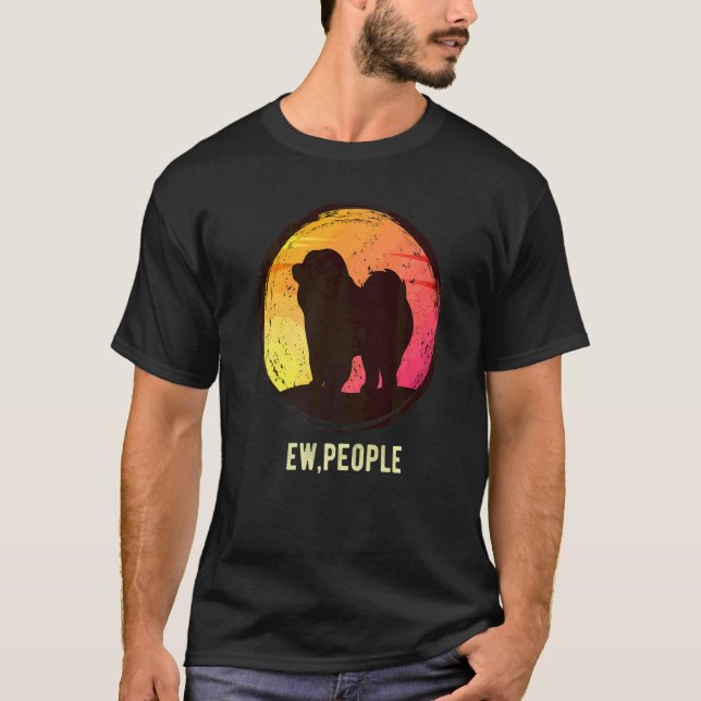 T-shirt Race de chien Chow Chow  8 (Devant)