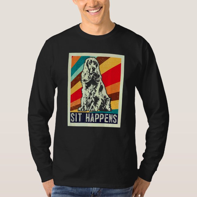 T-shirt Race de chien Cocker Spaniel Anglais (Devant)