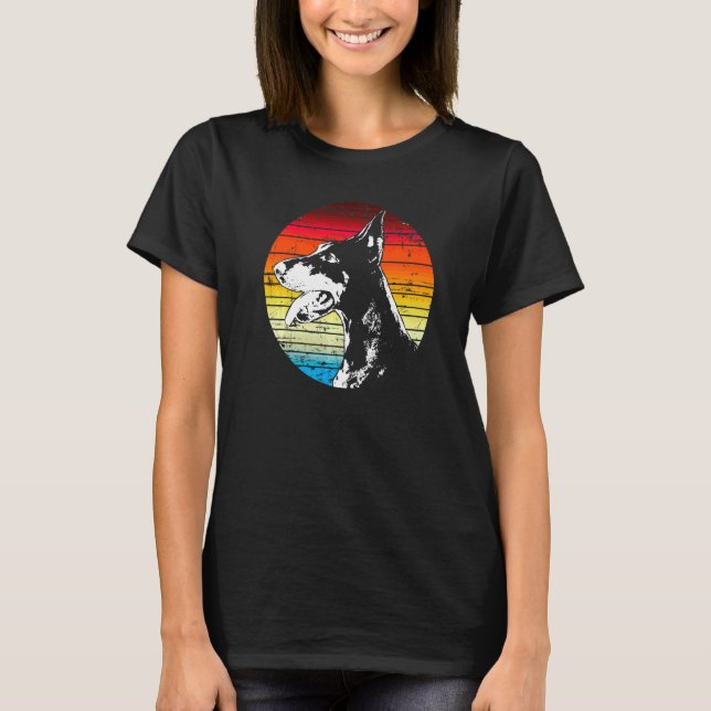 T-shirt Race de chien Dobermann  10 (Devant)