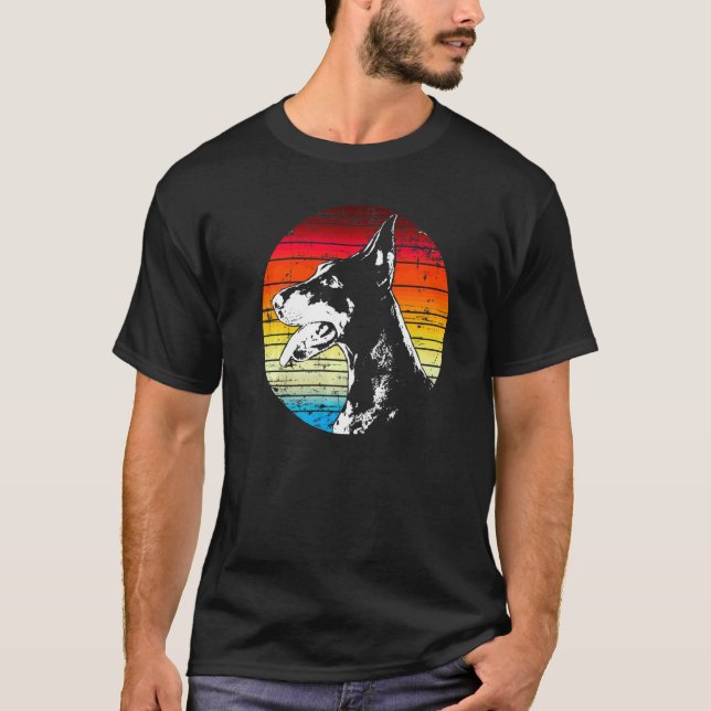 T-shirt Race de chien Dobermann  10 (Devant)