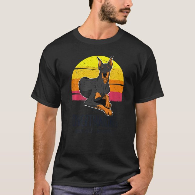 T-shirt Race de chien Dobermann 100 (Devant)