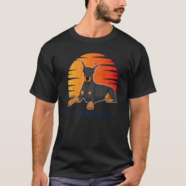 T-shirt Race de chien Dobermann  107 (Devant)