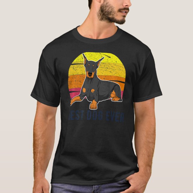 T-shirt Race de chien Dobermann 108 (Devant)