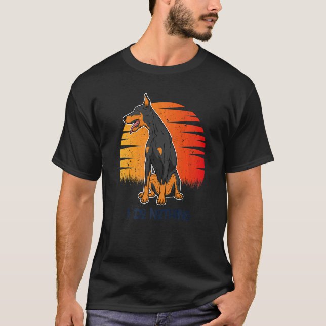 T-shirt Race de chien Dobermann 178 (Devant)