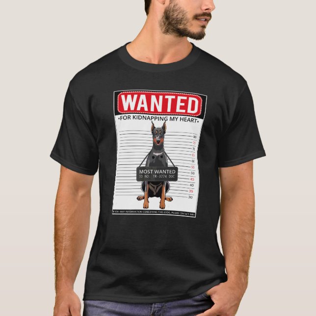 T-shirt Race de chien Dobermann  20 (Devant)