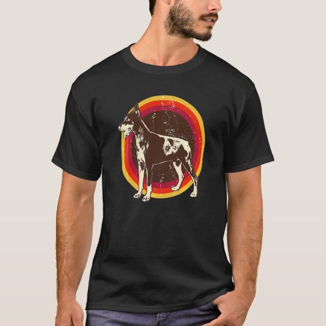 T-shirt Race de chien Dobermann  23 (Devant)