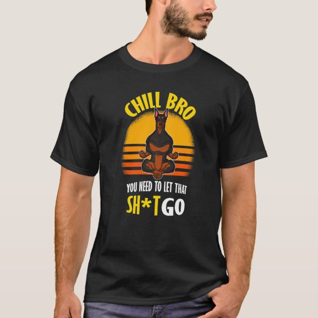 T-shirt Race de chien Dobermann 34 (Devant)