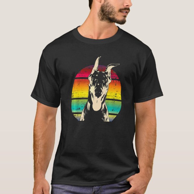 T-shirt Race de chien Dobermann 4 (Devant)