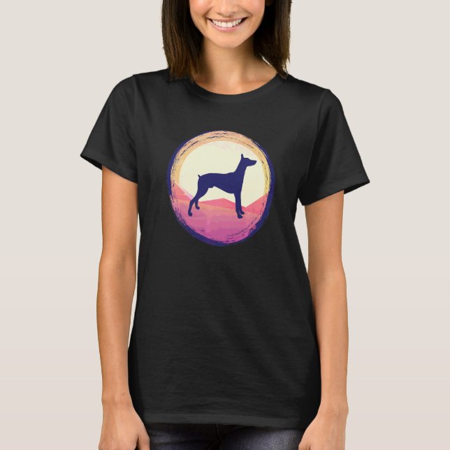 T-shirt Race de chien Dobermann  44 (Devant)