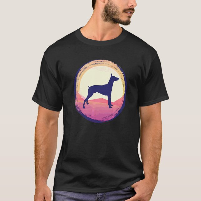 T-shirt Race de chien Dobermann  44 (Devant)