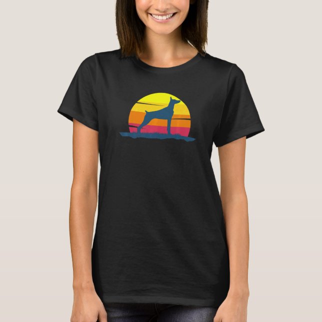 T-shirt Race de chien Dobermann  56 (Devant)