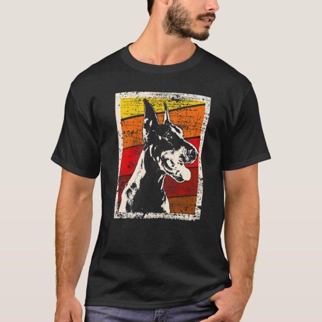 T-shirt Race de chien Dobermann  9 (Devant)
