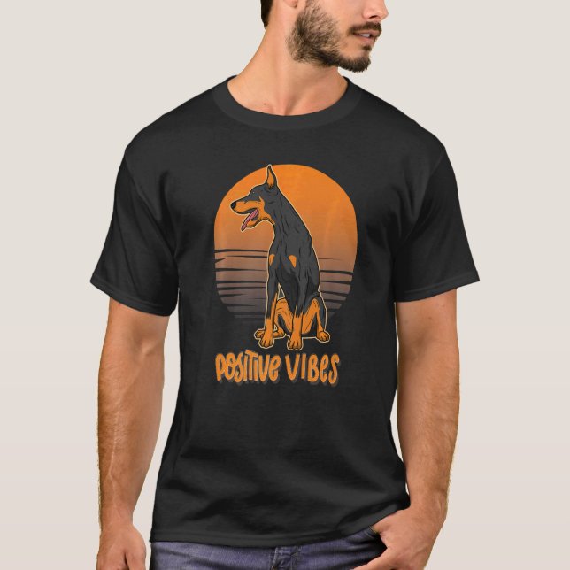T-shirt Race de chien Dobermann  91 (Devant)