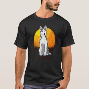 T-shirt Race de chien Husky Chien de traîneau  81