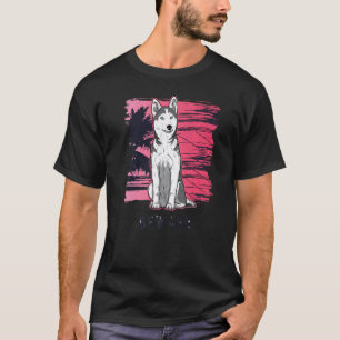 T-shirt Race de chien Husky Chien de traîneau  83