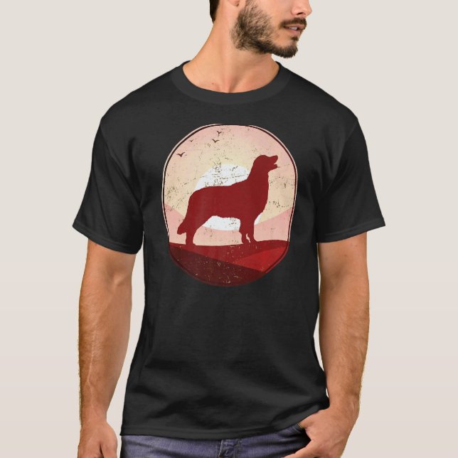 T-shirt Race de chien Retriever doré  9 (Devant)