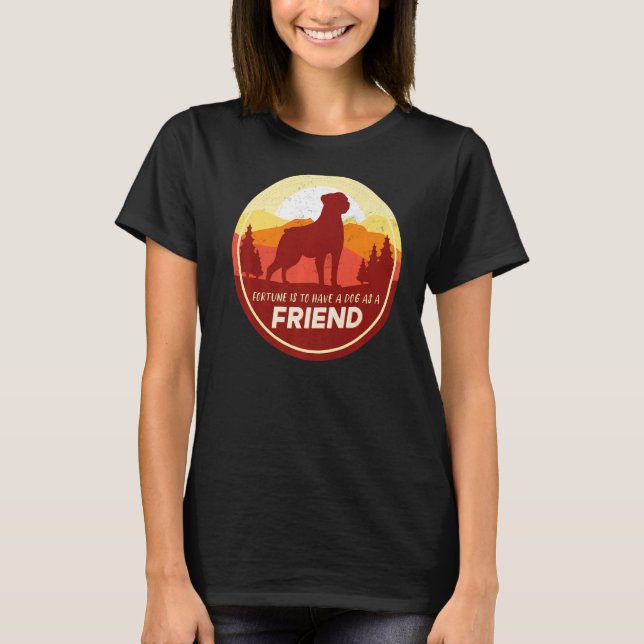 T-shirt Race de chien Rottweiler (Devant)