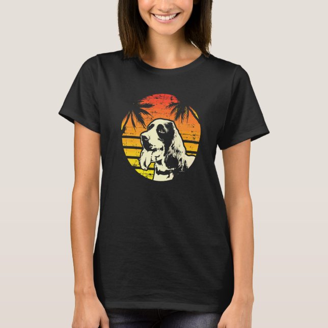 T-shirt Race de chien Springer Spaniel anglais  2 (Devant)