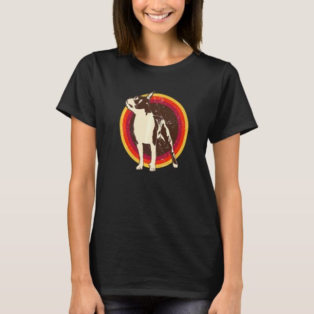 T-shirt Race de chien Terrier de Boston  145 (Devant)