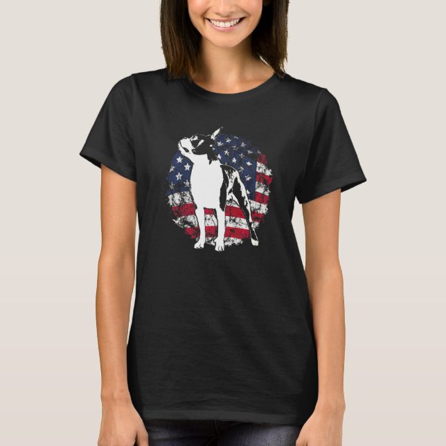 T-shirt Race de chien Terrier de Boston  64 (Devant)