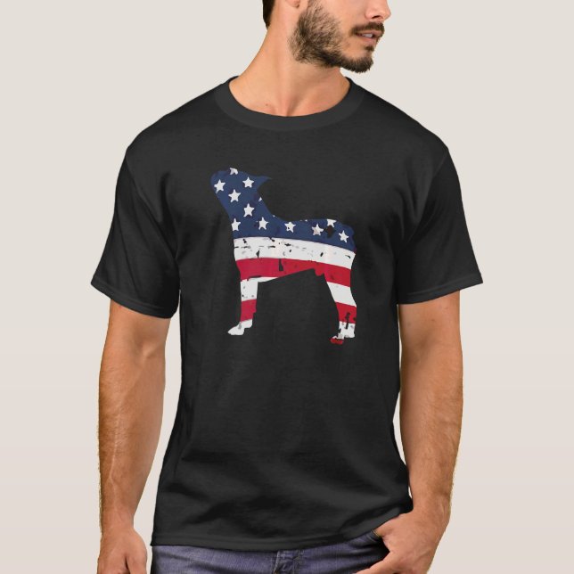 T-shirt Race de chien Terrier de Boston  71 (Devant)