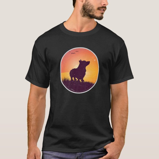 T-shirt Race de chien Welsh Corgi 102 (Devant)
