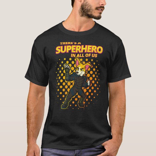 T-shirt Race de chien Welsh Corgi 122 (Devant)