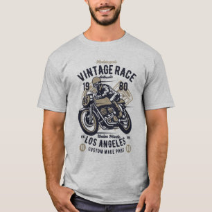 T-shirt Race de moto Vintage rétro Los Angeles