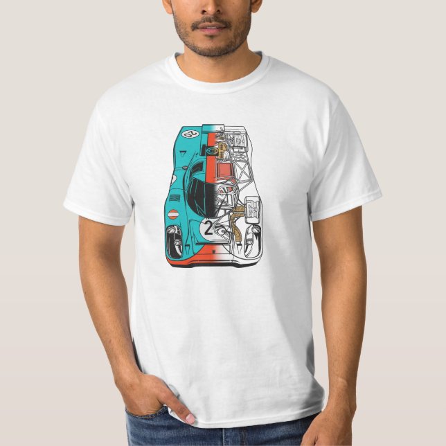 T-shirt Racecar Le Mans 917 (Devant)