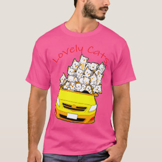 T-shirt Racer Cats fille