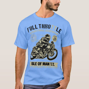 T-shirt Racer moto 1977 vintage TT