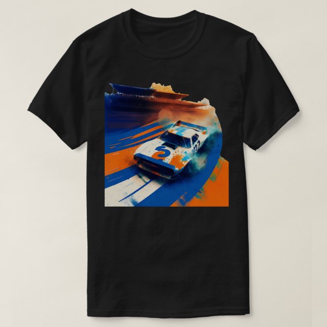 T-shirt Racer rétro 1 (Design devant)
