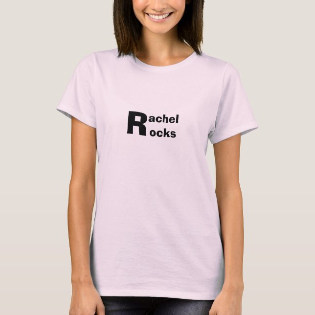 T-shirt Rachel Rocks (Devant)
