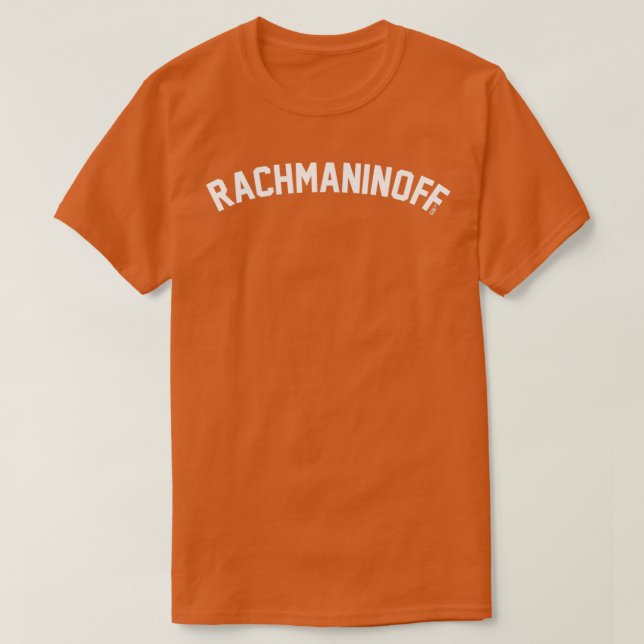 T-SHIRT RACHMANINOFF EST (Design devant)
